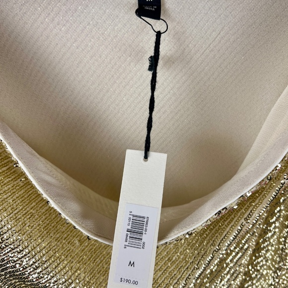 Banana Republic Alina Sequin Maxi Skirt Champagne Size M NWT - Picture 3 of 6